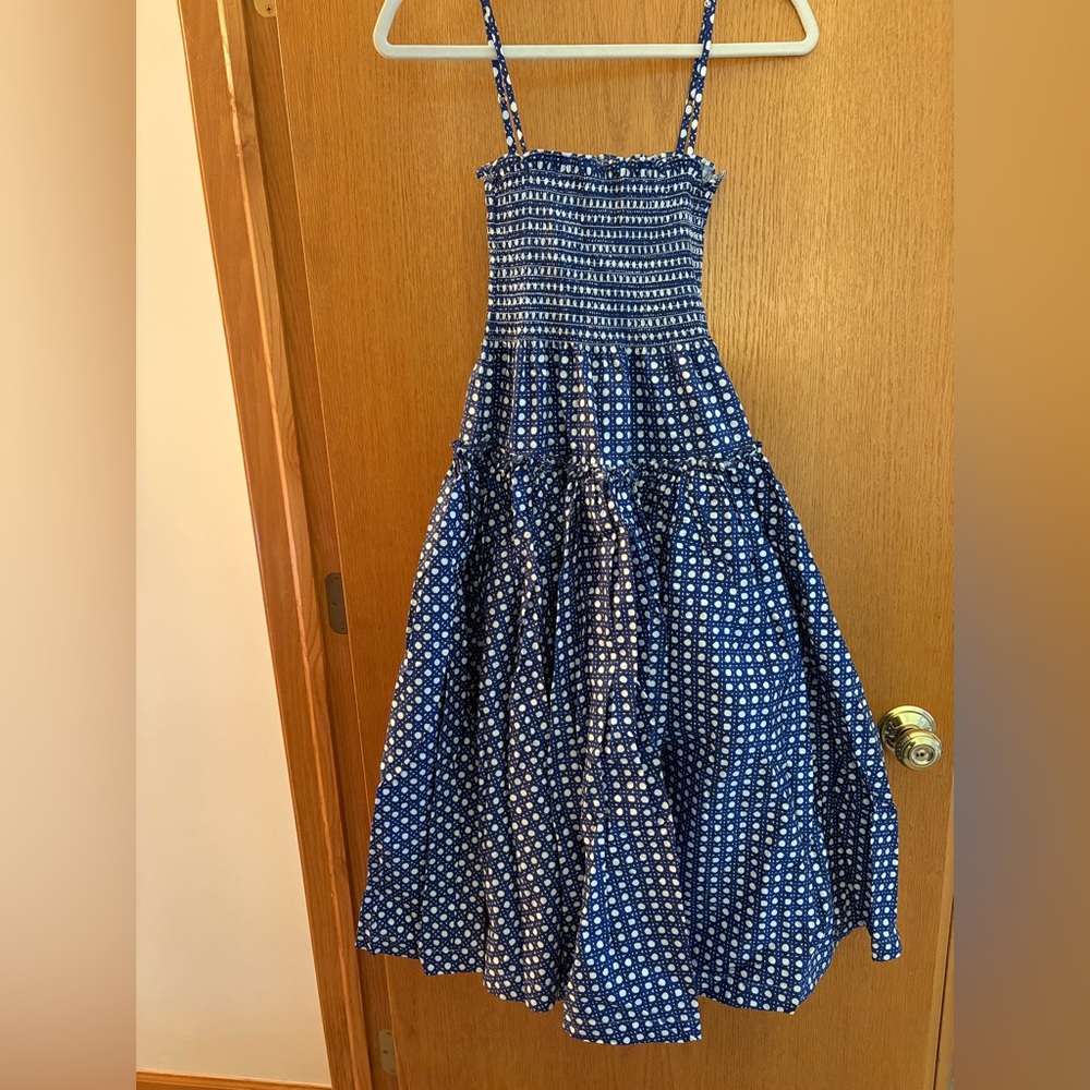 Hill House Nap Dress Dark Blue